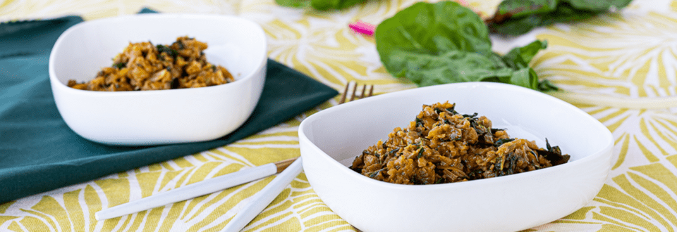 Low carb Mangold Risotto